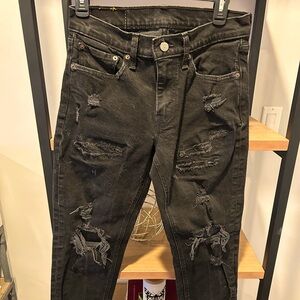 🖤 Men’s 531 Levi’s Black Ripped Denim 🖤